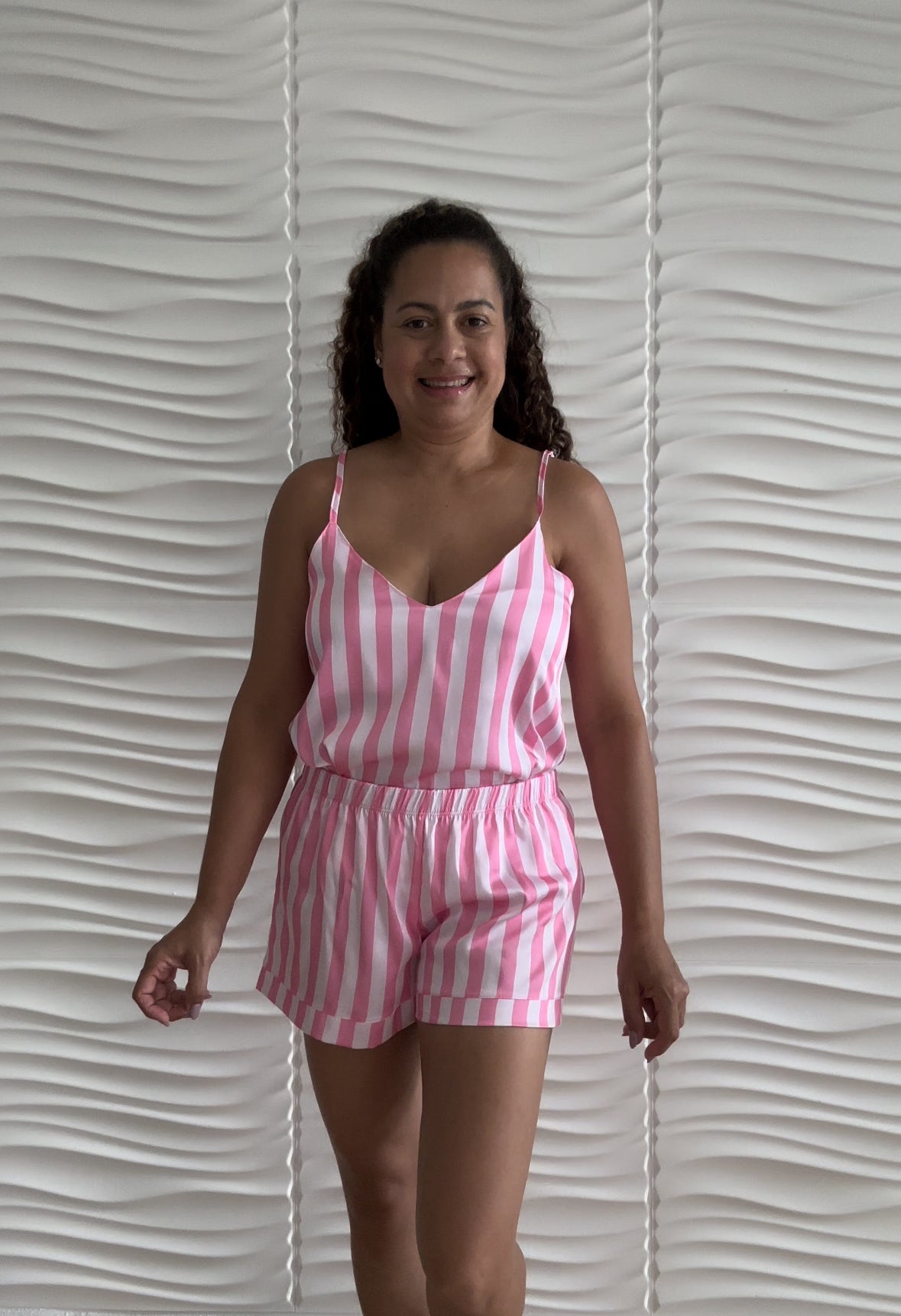 Pink Cami Pajama Set