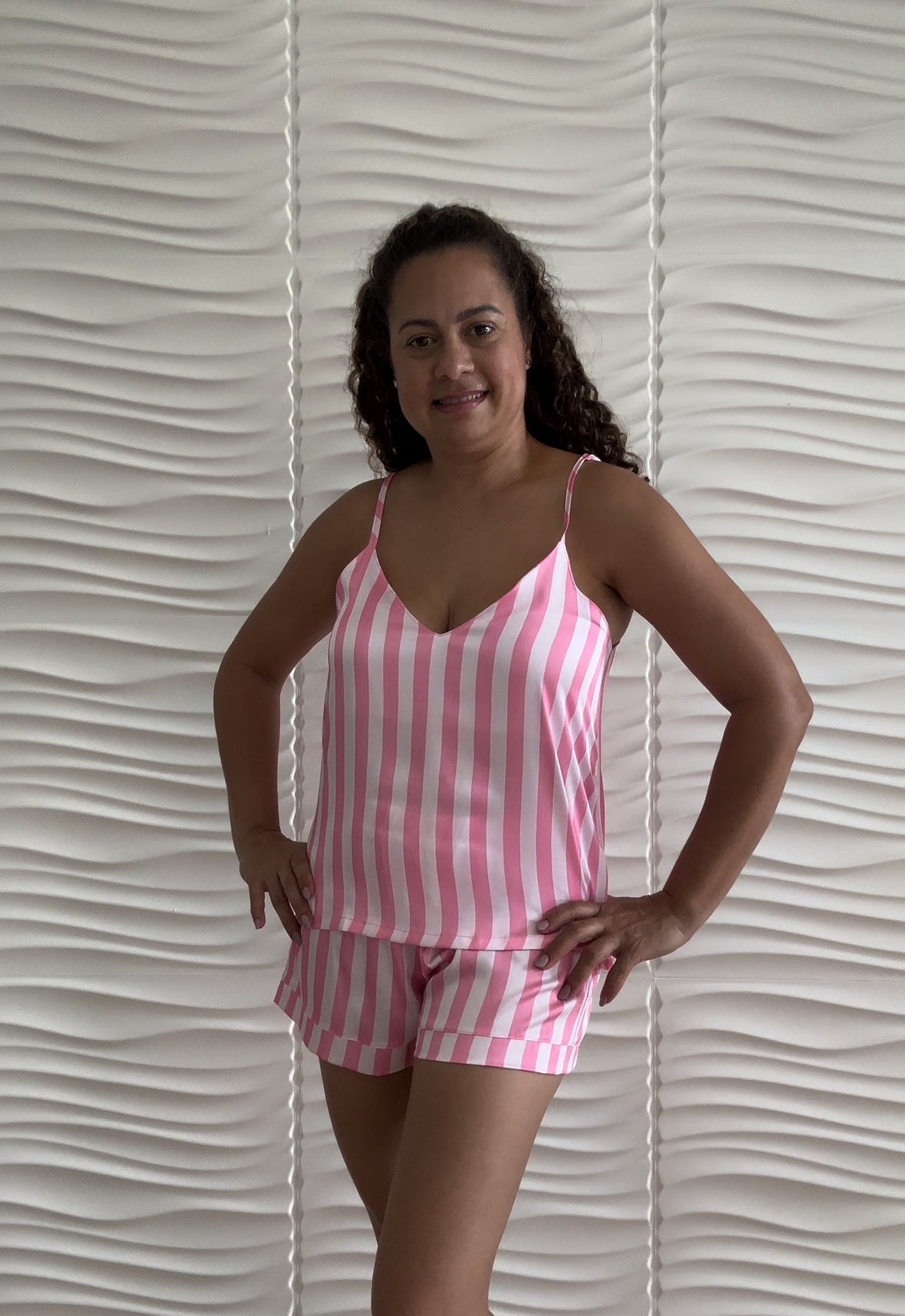 Pink Cami Pajama Set